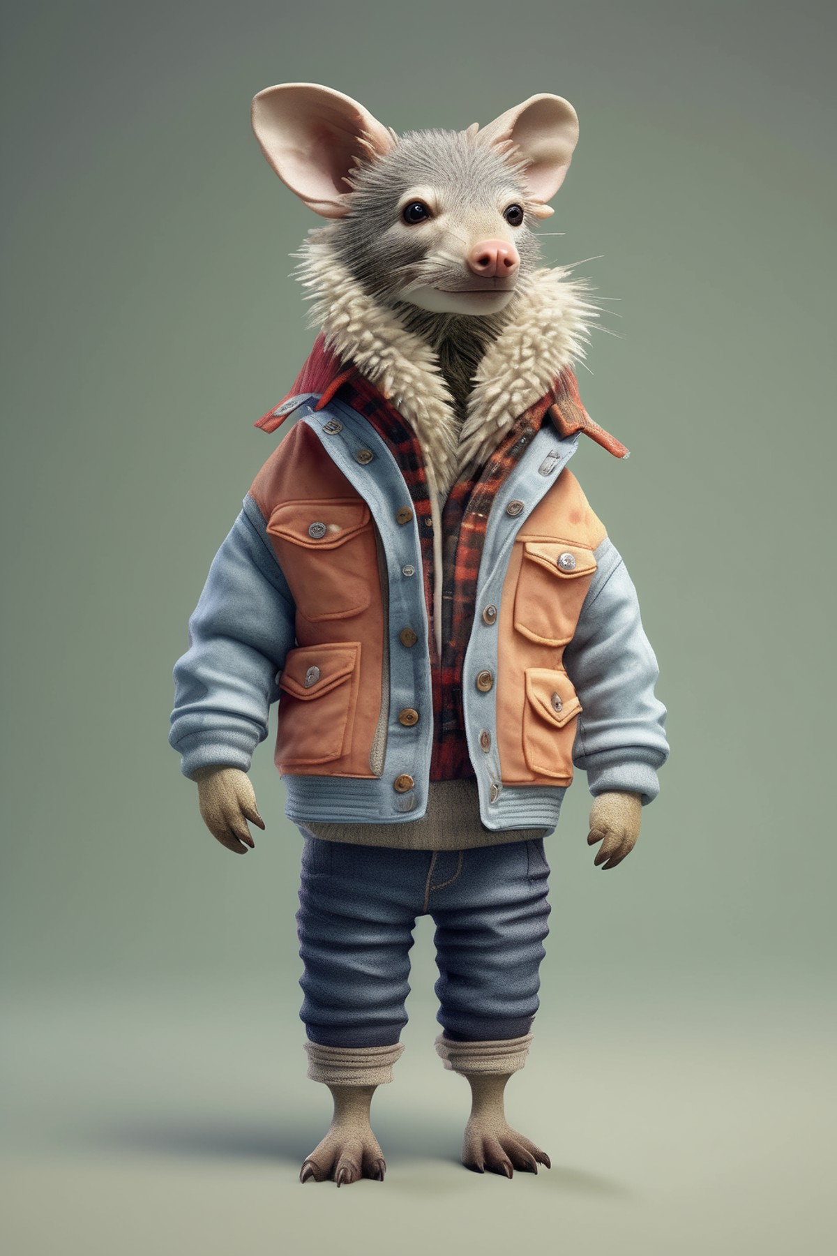 <lora:Dressed animals:1>Dressed animals - a realistic animal wearing clothes